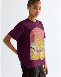 Wrangler - Relaxed Girlfriend Tee - Lyst