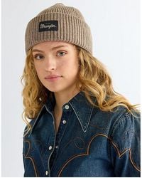 Wrangler - Ribbed Wool Beanie - Lyst