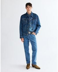 Wrangler - Big Buckle Leather Belt - Lyst