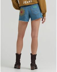 Wrangler - Lainey Wilson X Embroidered Cowboy Short 3 Inch - Lyst