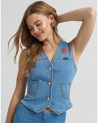 Wrangler - Lainey Wilson X Embroidered Vest - Lyst