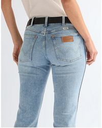 Wrangler - Big Buckle Leather Belt - Lyst