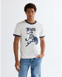 Wrangler - Regular Ringer Tee - Lyst