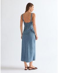 Wrangler - Slim Bias Slip Lightweight Dress - Lyst