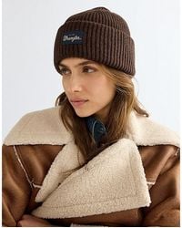 Wrangler - Ribbed Wool Beanie - Lyst