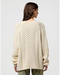 Wrangler - Relaxed V Neck Cable Knit - Lyst
