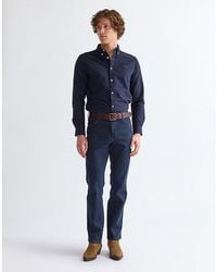 Wrangler - Structured Leather Belt Größe - Lyst