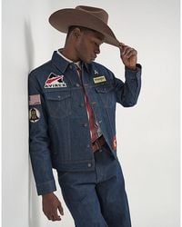 Wrangler - X Avirex Denim Jacket - Lyst
