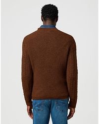 Wrangler - Regular Cable Knit Sweater - Lyst
