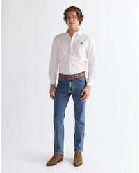 Wrangler - Metal Loop Leather Belt Größe - Lyst