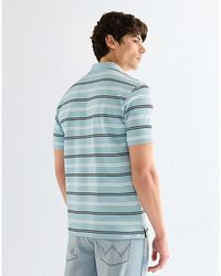 Wrangler - Regular Stripe Polo Shirt - Lyst