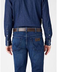 Wrangler - Stitched Leather Belt - Lyst