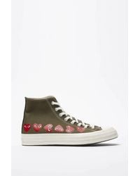 Converse Comme Des Garcons Play X Chuck Taylor All Star 1970s Hi Multi Heart In White For Men Save 51 Lyst