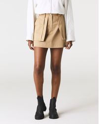 JW Anderson Cargo Mini Skirt - Natural