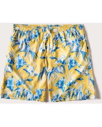 Yamamay - Costume boxer lungo da uomo giallo con fiori Tropical - Lyst