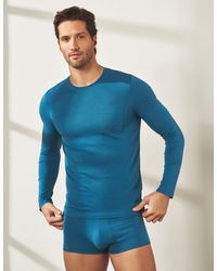 Yamamay - Maglia manica lunga gircollo in cotone Superior Cotton - Lyst