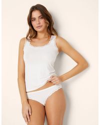 Yamamay - Top in TM Modal e Seta - Lyst