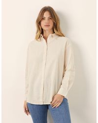 Yamamay - Camicia da donna a maniche lunghe Cotton Linen - Lyst