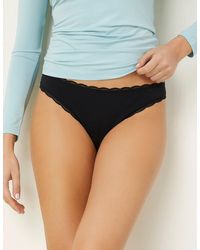 Yamamay - Vicky stretch cotton Brazilian brief with lace - Lyst