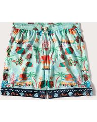 Yamamay - Costume boxer lungo da uomo con elementi marini Tropical - Lyst