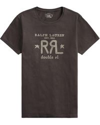 RRL by RALPH LAUREN Graphic Logo T-shirt - Black