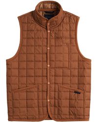 Lavenham Thornham Gilet Beige in Brown for Men Mens Clothing Jackets Waistcoats and gilets 