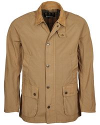 Barbour Corduroy Clayton Casual Jacket Olive in Green for Men - Save 30 ...