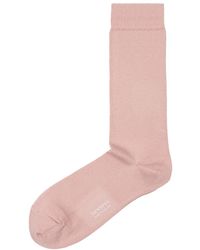 Sunspel Cotton Sock - Pink