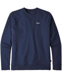 Patagonia M's P-6 Label Uprisal Crew Sweatshirt in Blue/Blue (Blue) for
