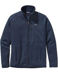 dark blue fleece jacket
