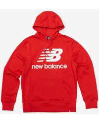 new balance red hoodie
