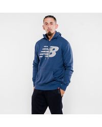 new balance blue hoodie