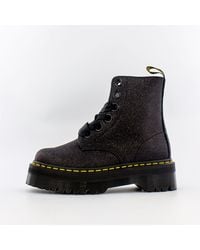 black lolita molly glitter boots