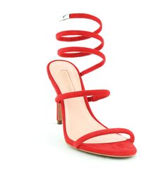 Avec Les Filles Joia Heeled Sandals - Red
