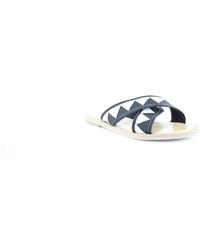 TOMS Synthetic Carly Sandal in White | Lyst