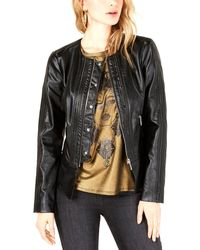 guess real leather jacket