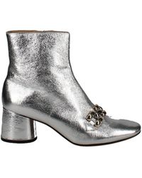 marc jacobs silver boots