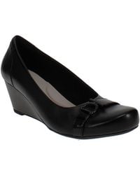 clarks poppy wedge