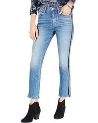 Lucky Brand Ava Varsity-stripe Skinny Ankle Jean - Blue
