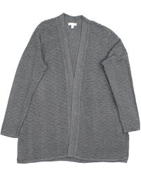 Charter Club Ribbed Knit Cardigan Sweater - Gray