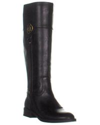 tommy jeans knee high boots