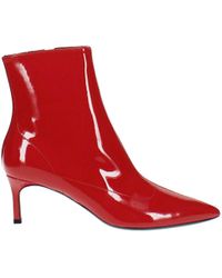 AalarDom Womens Kitten-Heels Pu Ankle-High Solid Zipper Boots TSDXH112228 