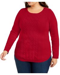 charter club sweaters plus size