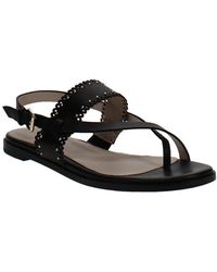 Cole Haan Leather Anica Crossover Strap Thong Sandals - Lyst