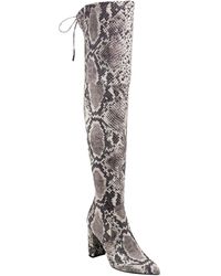 Marc Fisher Womens Humor Over-The-Knee High Boots Warm Taupe 6 M US 