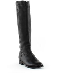 Frye Cara Roper Tall Boots - Black