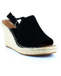 toms black wedge sandals
