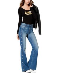 guess sofia 1981 flare jeans