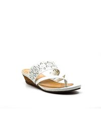 Kenneth Cole Reaction Great Chime Wedge Sandals - White
