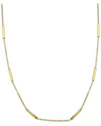 Jennifer Meyer - Bar By The Inch Yellow Gold Necklace, 16 - Lyst